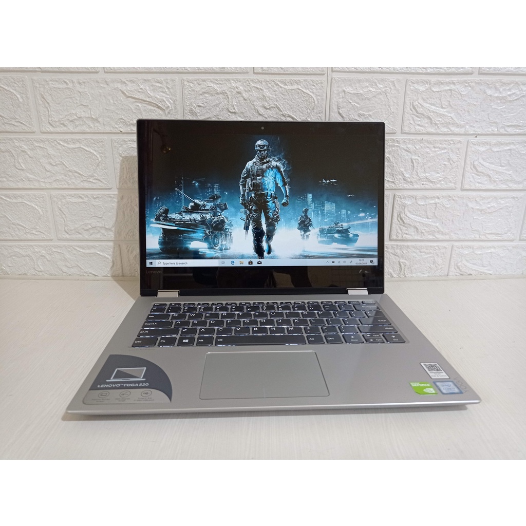 Lenovo Yoga 520 Touch Core i7 Gen 8 Dual VGA Nvidia MX130 2GB SSD Laptop Second Gaming Touchscreen C