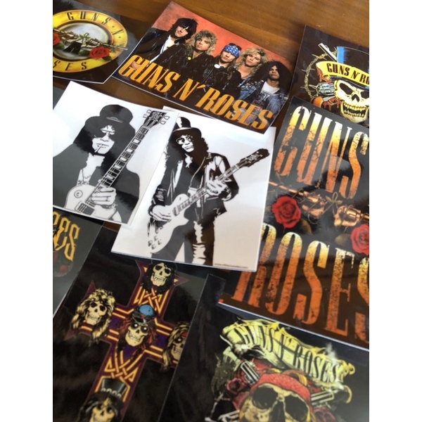 sticker pack band rock guns n roses slash barat