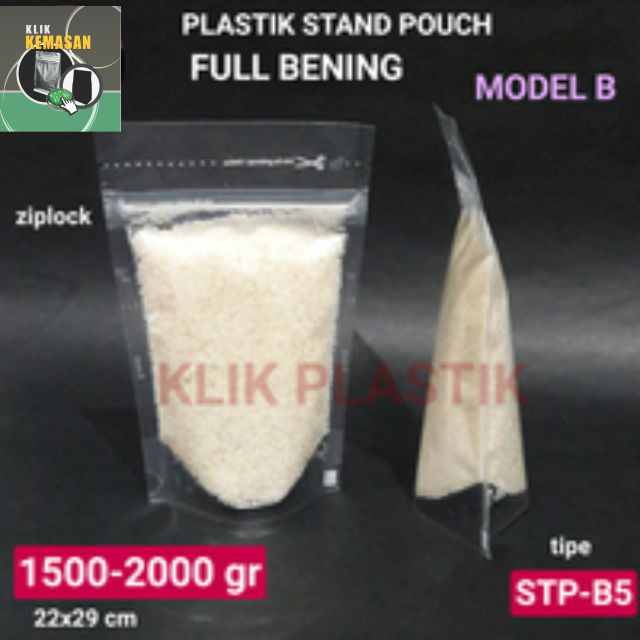 STANDING POUCH 2 KG/PLASTIK KLIP/KEMASAN KOPI GULA SNACK