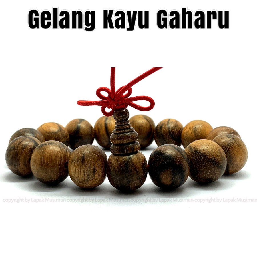 [Bayar di Tempat] Gelang Kayu Gaharu Asli Wangi Original Kalimantan