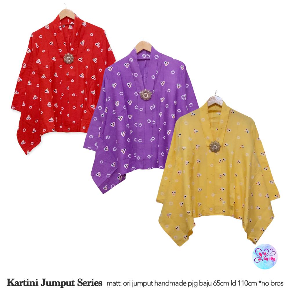 Blouse Batik Katun Jumput  by Butik Batik Solo kode KARTINI JUMPUT