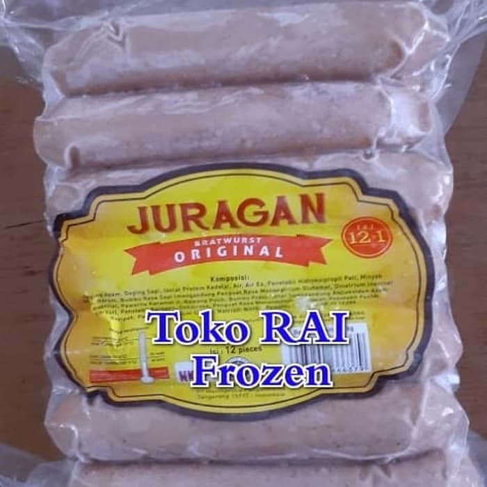 Sosis Sapi Bakar Jumbo 14cm Juragan
