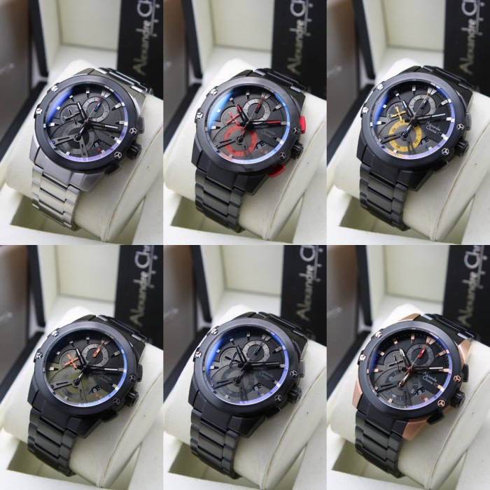 JAM TANGAN PRIA ALEXANDRE CHRISTIE AC 6607 RANTAI ORIGINAL GARANSI RESMI 1 TAHUN