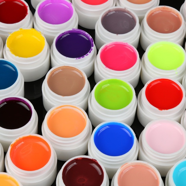 

Ready COLOR GEL Ekstensi Warna Murni Nail Art UV Gel Builder Tips Glue Manicure