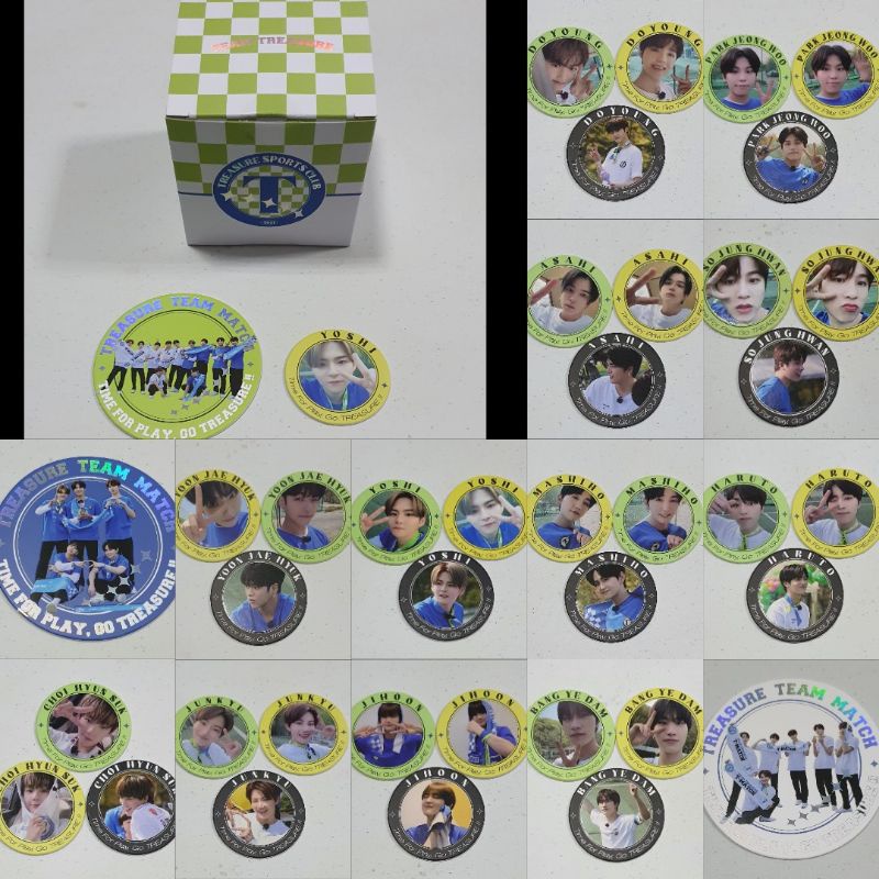 TREASURE Round Photocard TMATCH MD Official