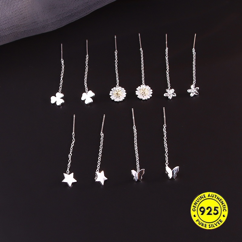 Anting Tusuk Sterling Silver 925 Untuk Wanita