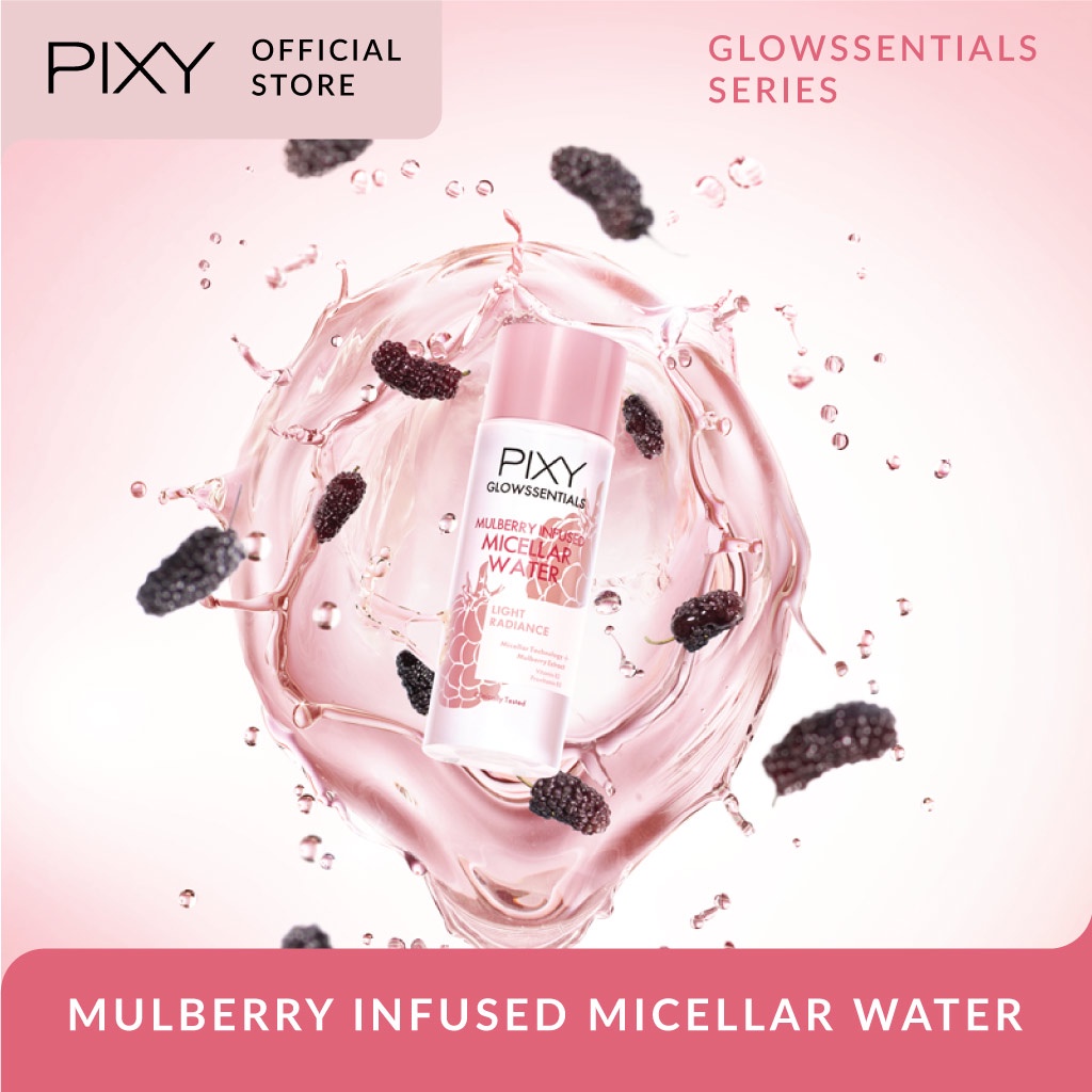 PIXY Glowssentials Series - Protecting Mist / Deep Cleansing Face Wash / Vitamin Infused Brightening Mist /  Infused Micellar Water / Bright Facial Foam Original BPOM