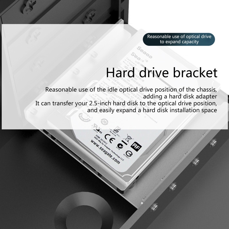 Bracket Mounting SSD Internal btsg 2.5in Sampai 3.5in HDD Hardisk Rak Untuk Komputer PC