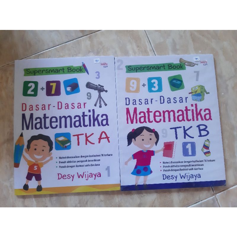 Buku Anak Dasar-Dasar Matematika TK A dan TK B