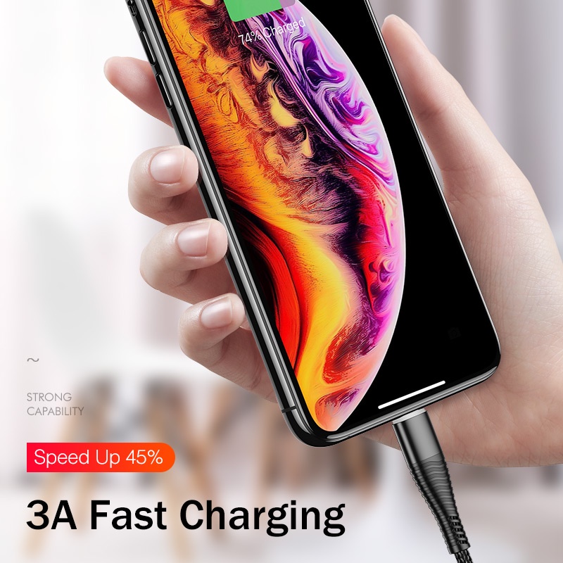 BESTE KABEL DATA / CHARGER TYPE C FAST CHARGING 3A 100CM 200CM