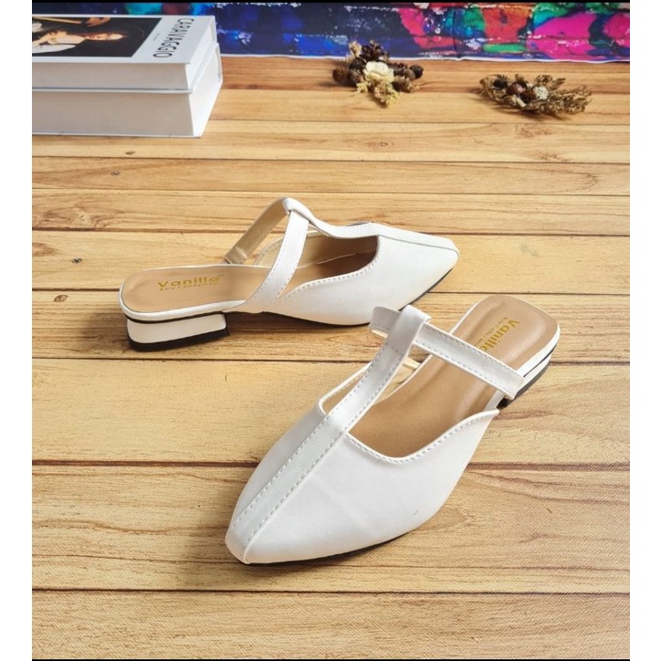 ABBUSHOES BR 07 bapau hak tahu mules virginia 3cm