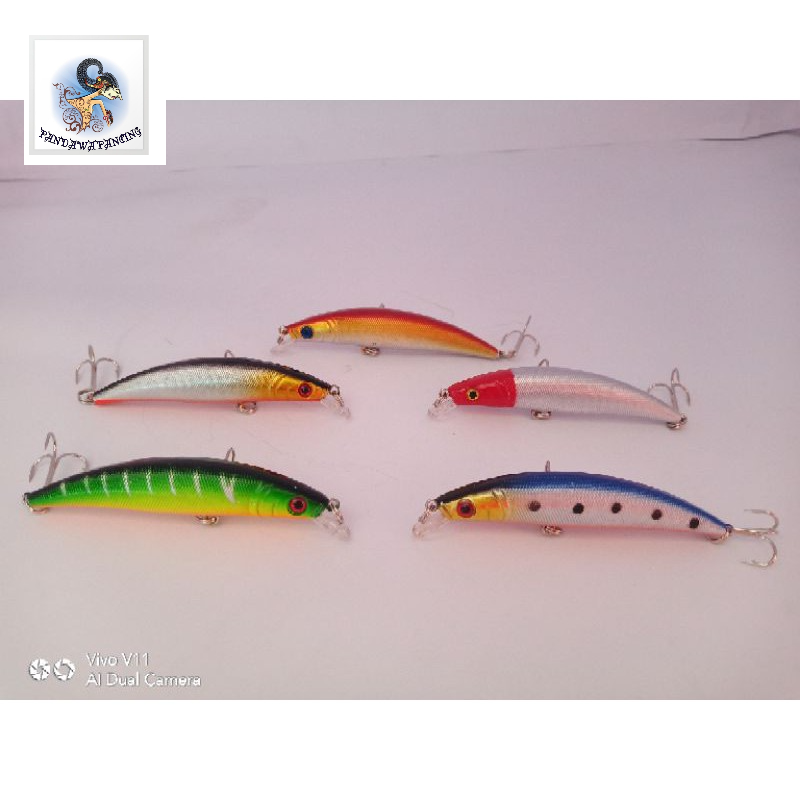 Umpan pancing casting minow minnow lure mino 8,5cm