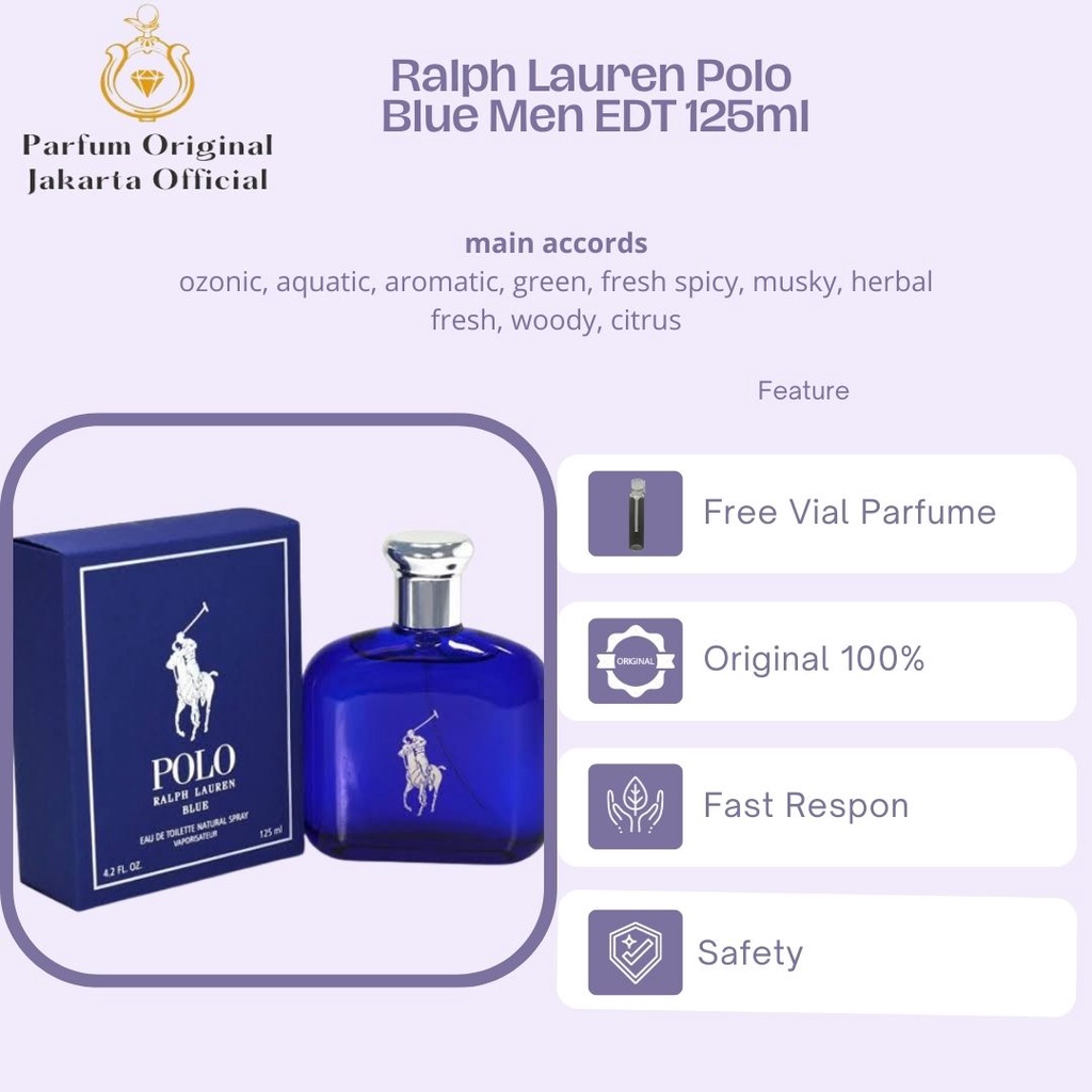 Parfum Parfume Perfume Asli Perawatan Kecantikan Original Import Branded Pria Laki Laki Cowok Ralph 