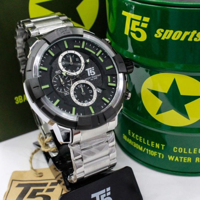 Jam Tangan Pria T5 H3815 T5 H 3815 original bergaransi free tin box