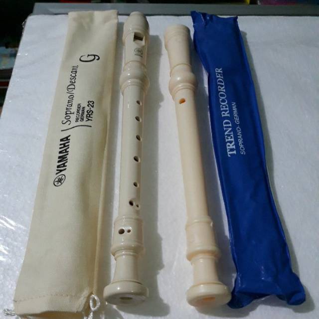 Suling Recorder YAMAHA Soprano Sopran Descant Original YRS-23
