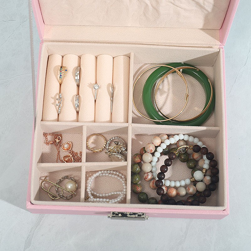 5151 Kotak Perhiasan Travel Jewelry Anting Kalung Cincin Box Penyimpan