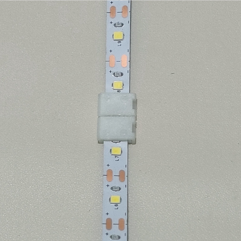 Klip Sambungan Konektor LED Strip 2 Pin SMD 2835 3528 Tanpa Kabel