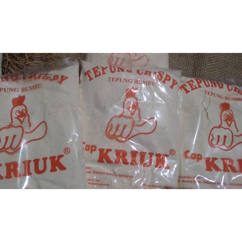 

Tepung bumbu ayam crispy kriuk