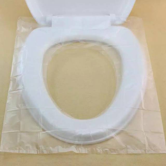 Disposable Travel Toilet / Tisu Toilet Seat Traveling / Plastik Tatakan Dudukan WC