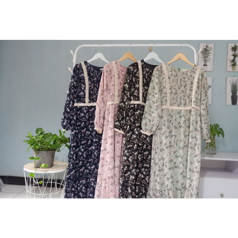 dress miamore, gamis,baju muslim