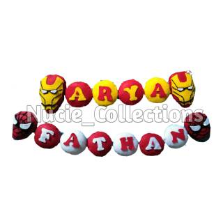  Gantungan  Nama Custom Flanel hiasan  kaca mobil hiasan  