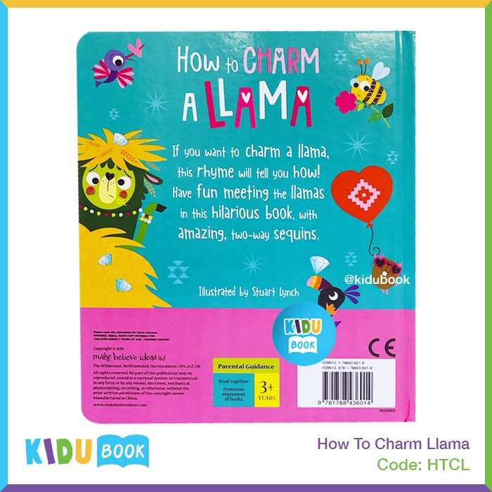 Buku Cerita Bayi dan Anak How To Charm Llama Kidu Baby