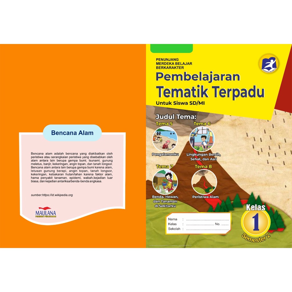 

Pembelajaran Tematik Terpadu Kelas 1 SMT 2