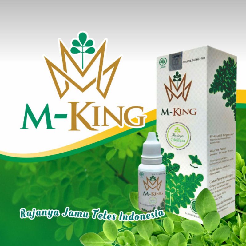 M-King ramuan Jamu Tetes 100% berbahan herbal