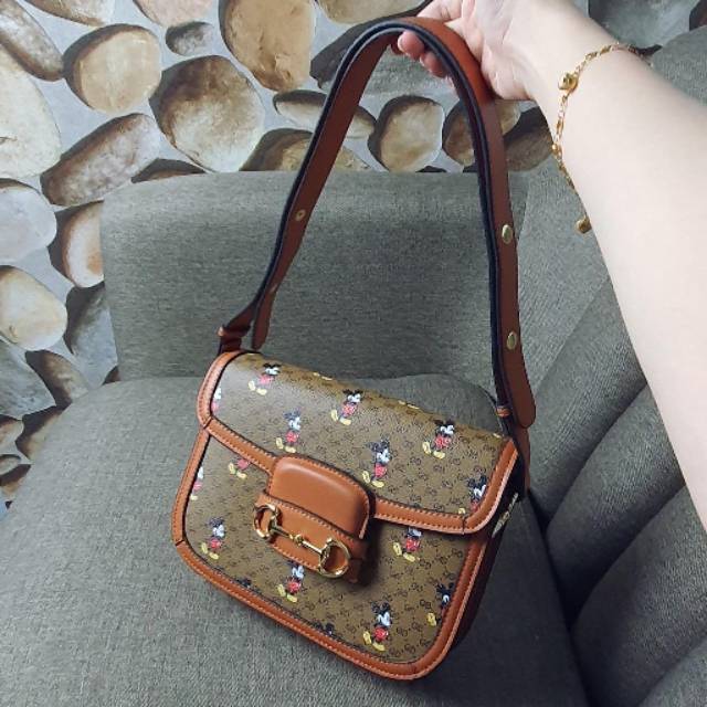 Gucci Horsebit X Disney Mickey (Sz Small dan Medium) FREE BOX