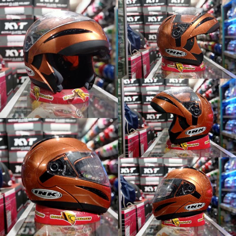 HELM INK-KYT-MDS PRO RIDER MODULAR SERIES 100% ORIGINAL-Ink modular topgun