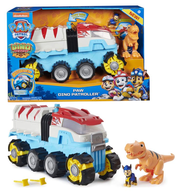 Mainan anak paw patrol dino patroller jet to the rescue original
