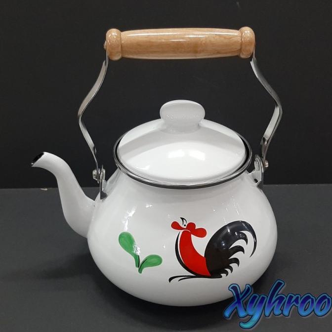 Teko Enamel Ayam Jago