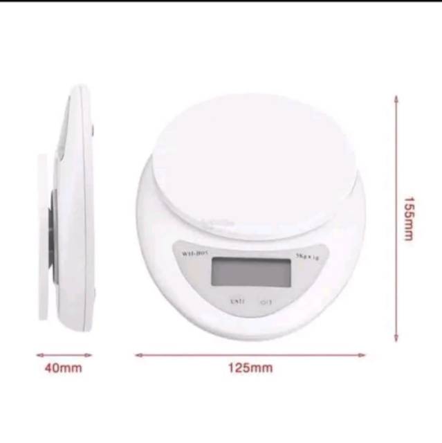 Timbangan Kue Digital 5kg // Timbangan Dapur // Timbangan Mangkok // Electronic Kitchen Scale