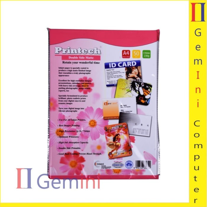 

(DISKON TERMURAH) Double Side Matte Photo Paper / Kertas Foto Matte 2 sisi A4 230 gr