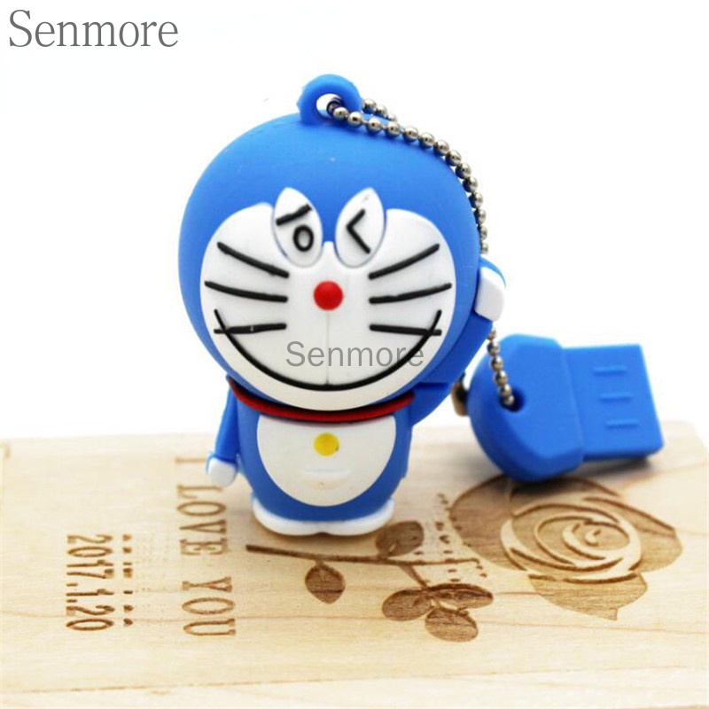 Pendrive1tb 2TB Doraemon 128GB 64GB 32GB 16GB 8GB 1GB Usb 2.0 Kecepatan Tinggi