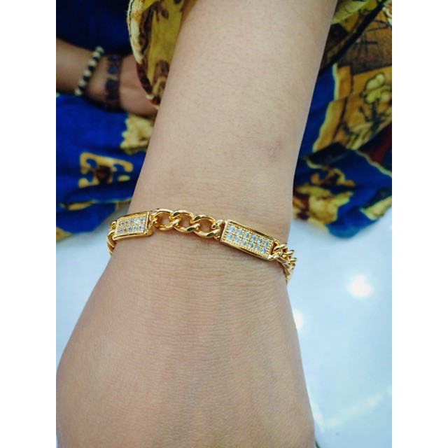 Gelang tangan / yaxiya / xuping / gelang rante plat