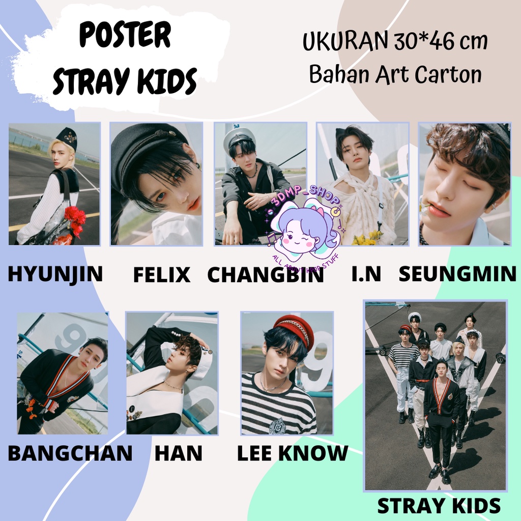 POSTER  A3 STRAY KIDS MAXIDENT