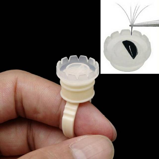 Ring glue FLOWER RUSSIAN EYELASH MAKER TEMPAT MEMBUAT RUSSIAN EYELASH EXTENSION