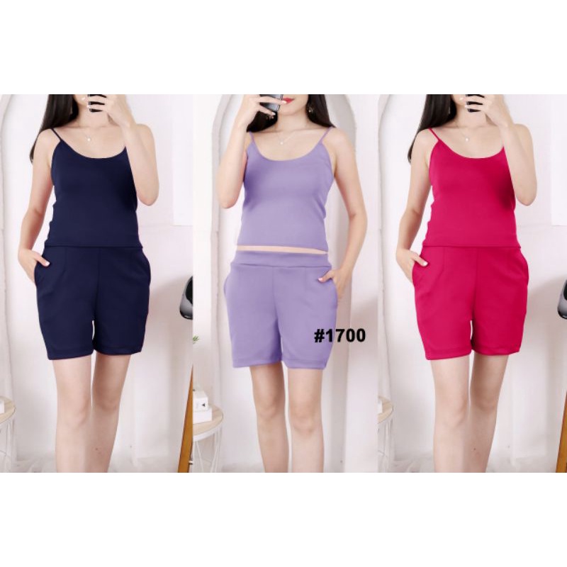 setelan celana pendek 1770 import setelan wanita kekinian setelan scuba setelan murah