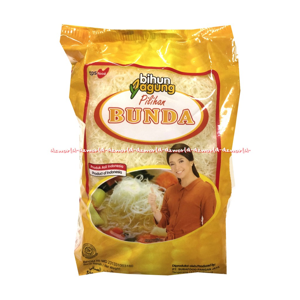 

Pilihan Bunda 500gr Bihun Jagung Mie Putih Bihoen Mi dari Nasi Bihuun Corn Boenda 500 gram