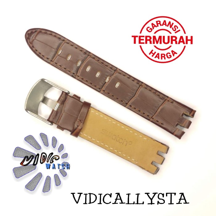 21mm Genuine leather STRAP YRS402 412 Drak Brown NEW GENT JELLY IN JELLY IRONY CHRONO DIAPHANE