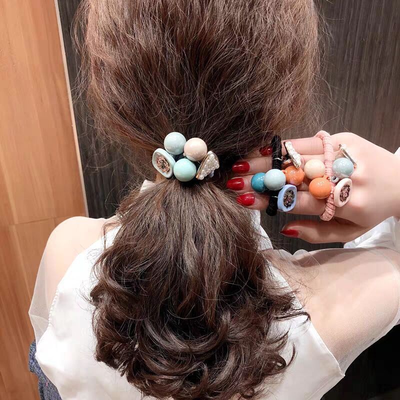 ❤️GTB❤️ Ikat Rambut Ala Korea Motif Untuk Wanita/Ikat Rambut Karet Ala Korea Varian Motif Lucu Untuk Wanita R397