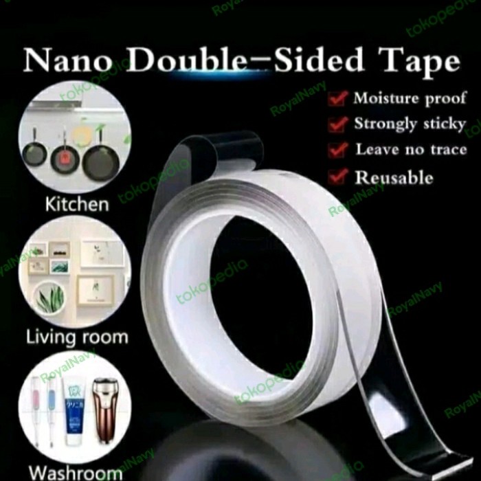 

Sale Double Tape Nano Magic Bening 2Mm X 3M Super Kuat Doble Dobel Tip Terbatas