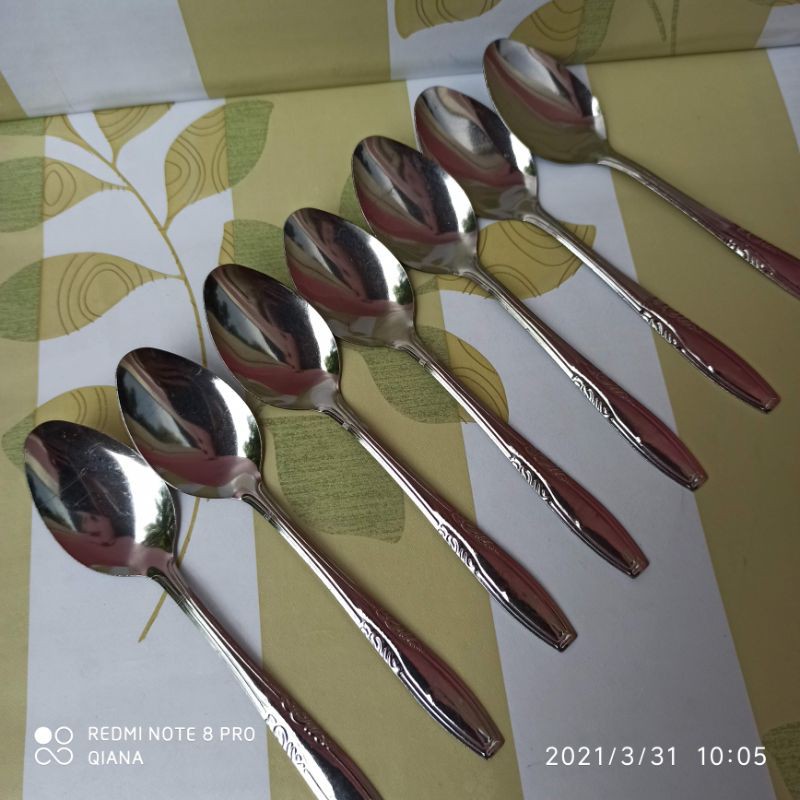 sendok makan stainles isi 12 pcs