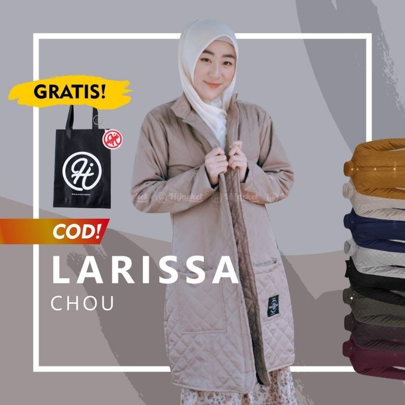 (ORIGINAL) New Hijacket Belva Jaket Muslimah Jaket Panjang Hijaber
