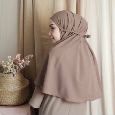  BERGO  MARYAM  DIAMOND Jilbab  Non Pet Murah Kerudung 