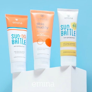 Emina Skin Buddy UV Sun Protection | Sun Battle SPF 30 /  SPF 45