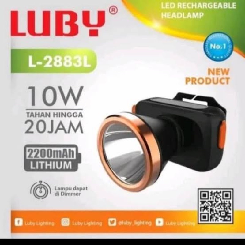 Senter Kepala Luby 10 Watt L-2883