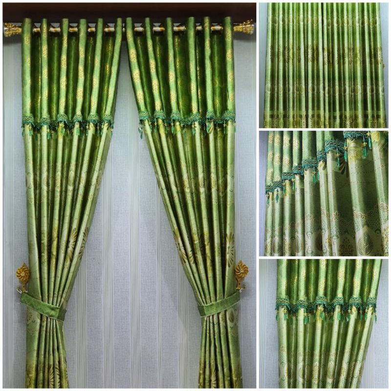 GORDEN BLACKOUT MURAH BLACKOUT PRINTING MOTIF BUNGA TULIP GORDEN BLACKOUT SMOKRING