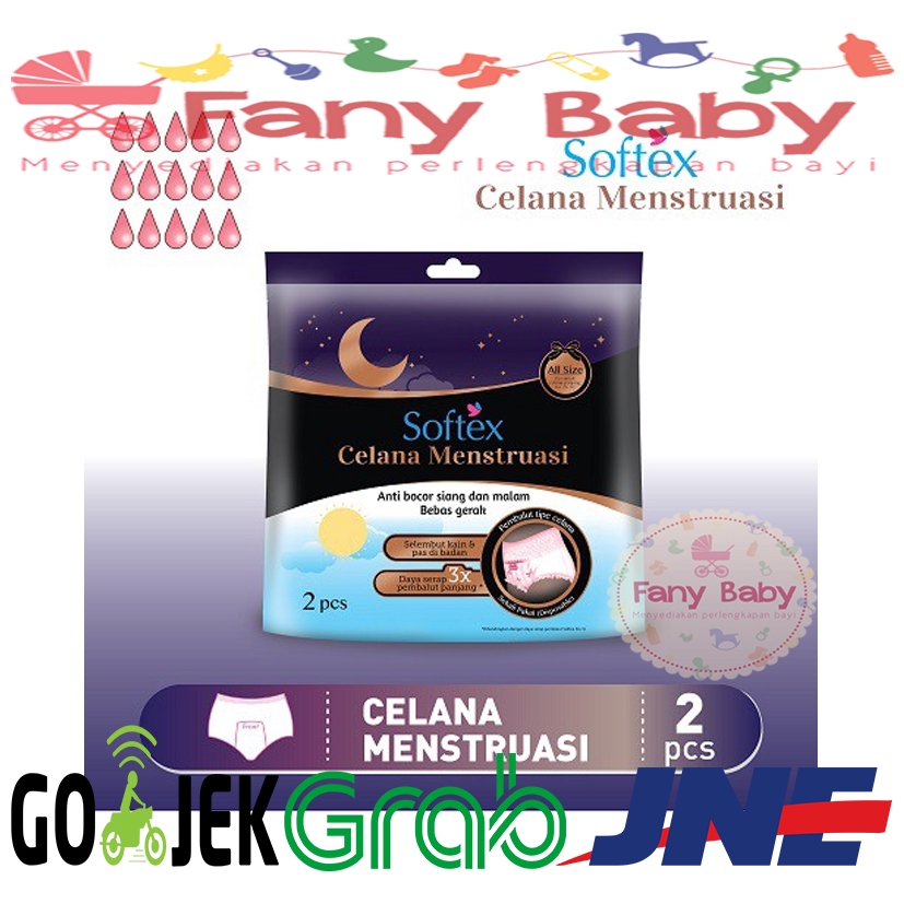 SOFTEX CELANA MENSTRUASI 2PCS